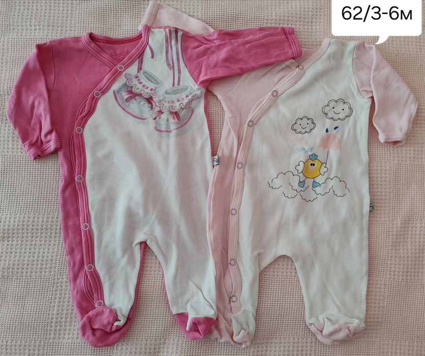 Лот от запазени бебешки дрешки 3-6м Обща  цена 45 €