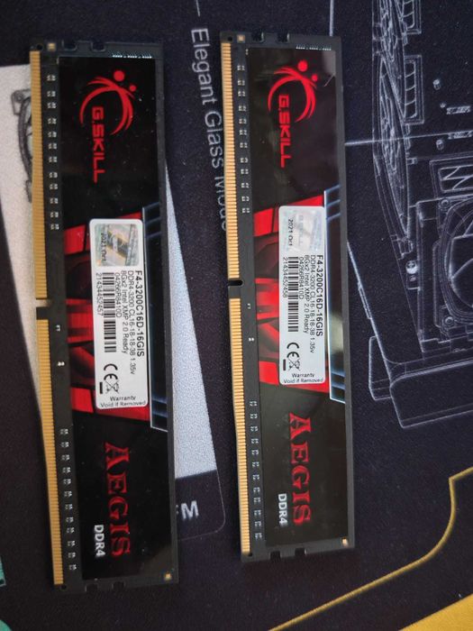 Рам памет G.SKILL Aegis 16GB (2x8GB) DDR4 3200Mhz