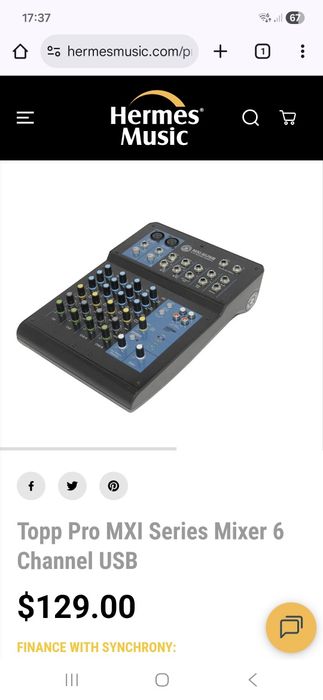 Mixer Audio Profesional Digital Fx