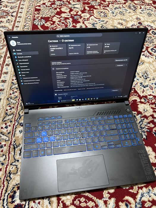 Продам Asus TUF GAMING F16