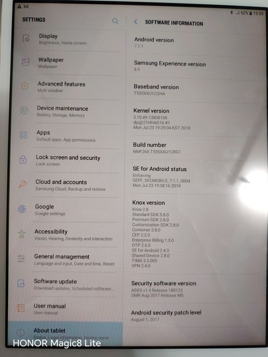 Tableta Samsung Tab A SM-T555