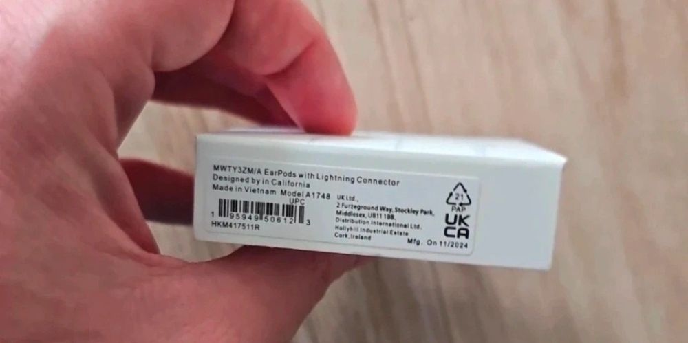 Casti earpods lightning