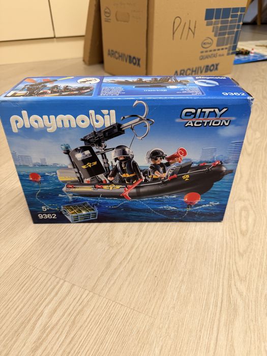 Playmobil Police City Action - Barca de politie