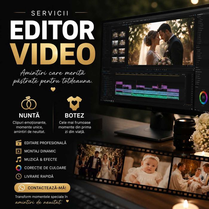 Editor Video Evenimente - Nunta,Botez,etc