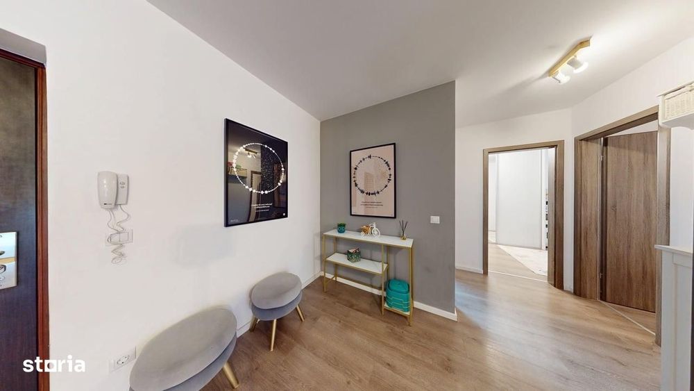 Apartament 3 camere, balcon mare, complet mobilat si utilat