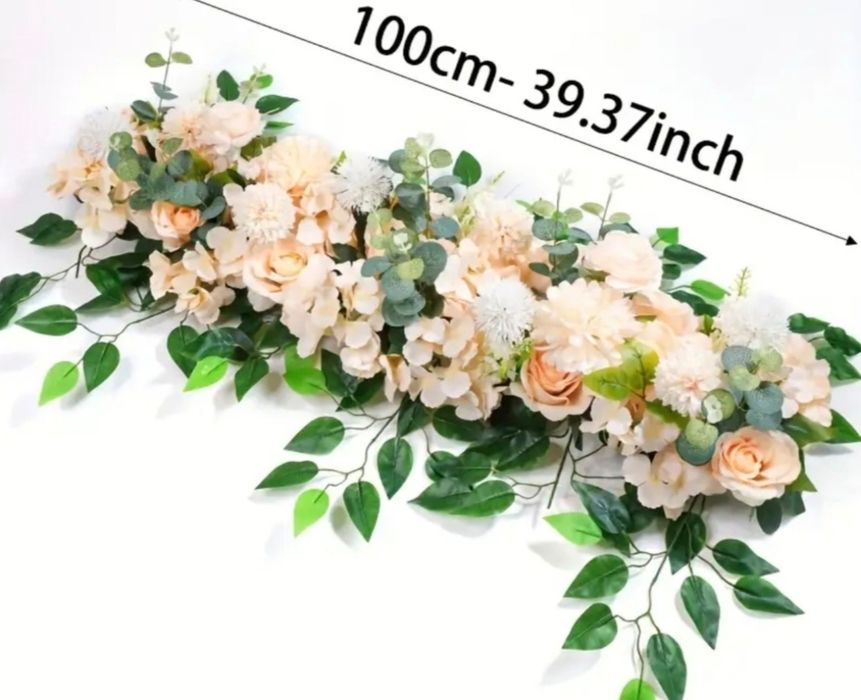 Buchet de flori artificiape cu crini și alte flori