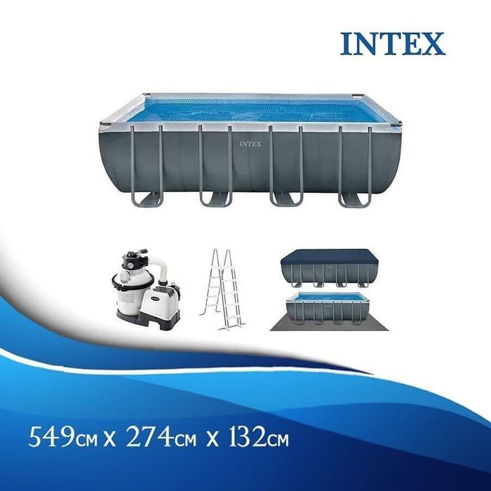 INTEX каркасный бассейн 549×274×132 stoyka basseyn стойка бассейн