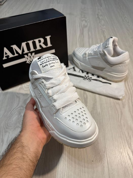 Adidasi Amiri MA1 full white unisex