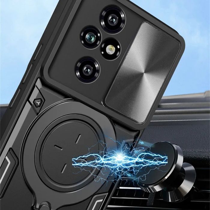 Realme Note 60 / GT 7 Pro / GIANT RING Удароустойчив кейс с пръстен