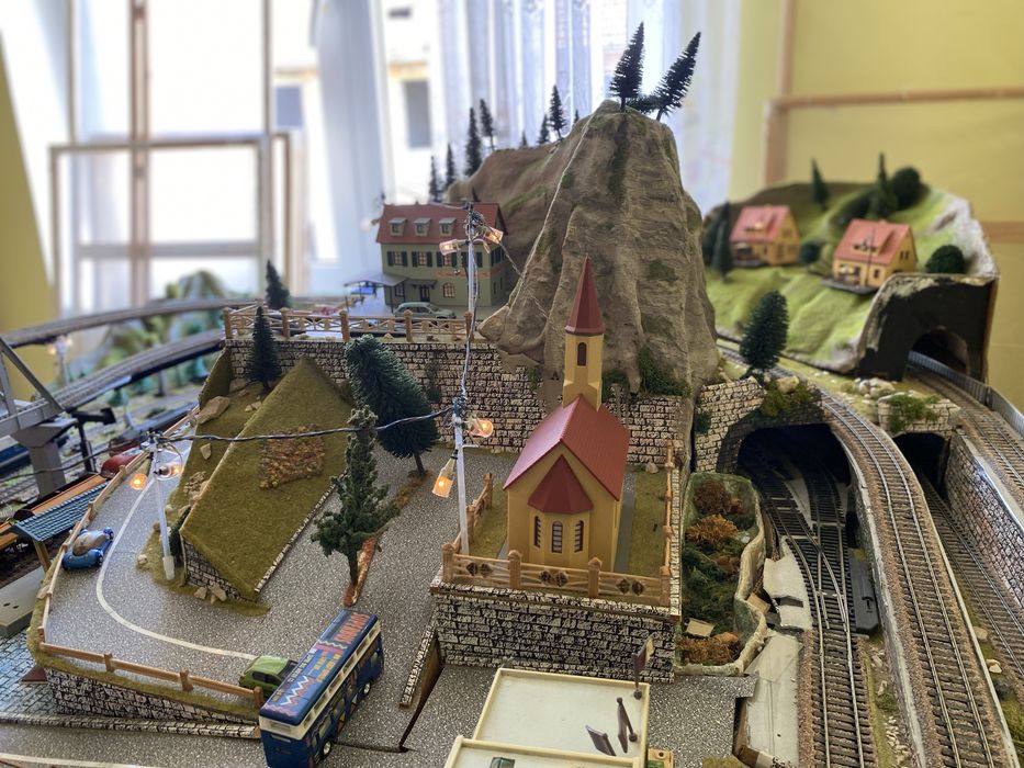 Diorama Feroviara Electrica UNICAT!!! +30 locomotive / Pupitru atomat