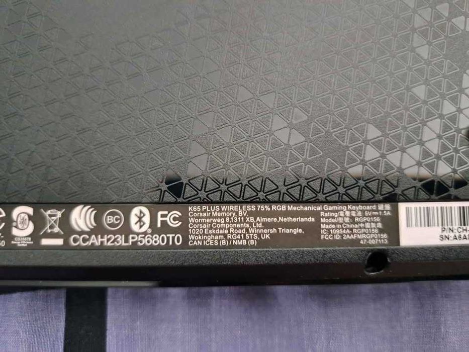 Vând tastatură Corsair K65 plus wireless75%.