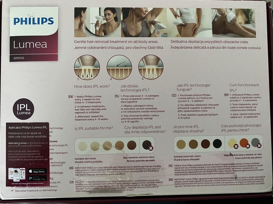 Epilator Philips Prestige  cod BRI 956