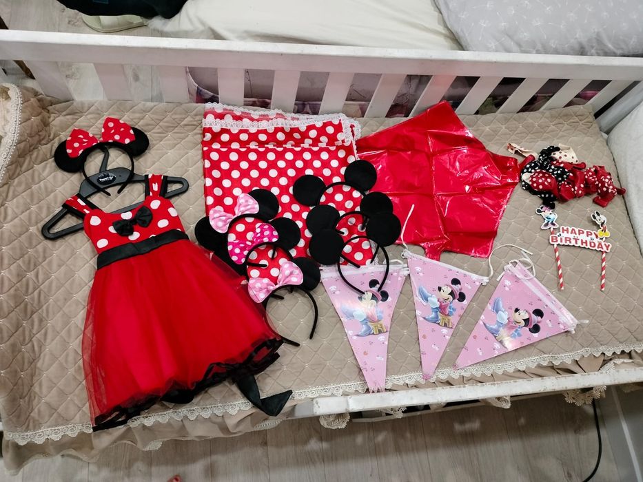 Продам всё для оформления праздника в стиле МИННИ  Мауса
