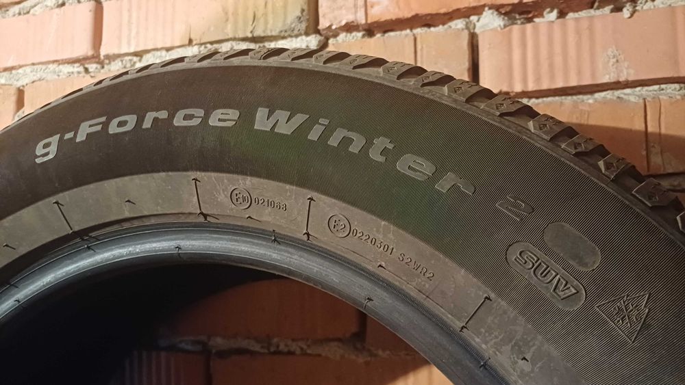 4 броя зимни гуми 225 65 17 BFGoodrich G-Force Winter 2 SUV (DОТ 2121)
