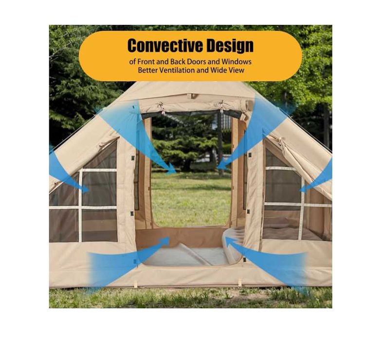 Палатка надувной-300х200х210 см. Насос и Доставка бесплатно