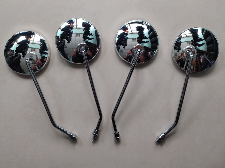 Новые, Хромированные Круглые Зеркала для Мототехники! Большой выбор!