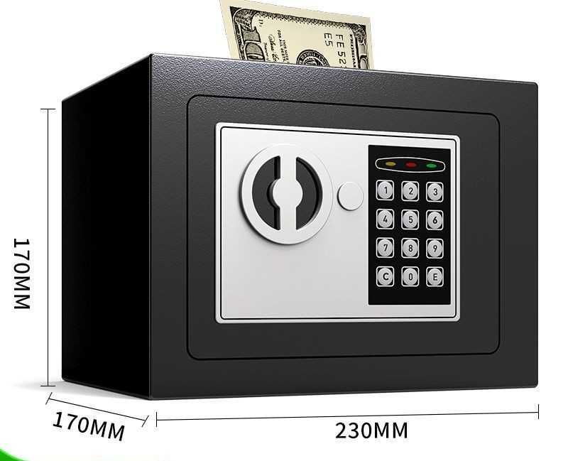 Smart seyf – WiFi сейф с отпечатком пальца, пароль+ключ, сигнализация