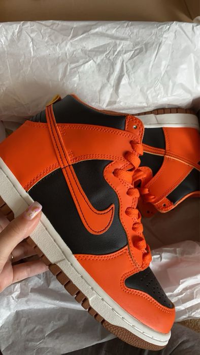 Nike Dunk High Black&Orange