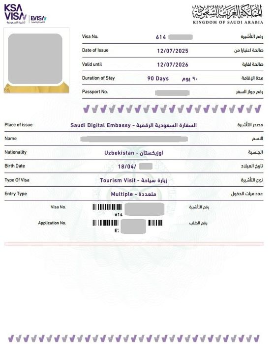 Saudiya Arabistoni vizasi