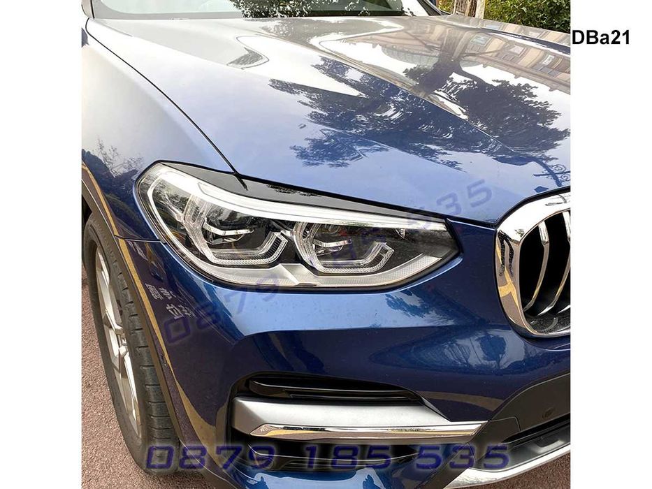Тунинг горни вежди фарове BMW X3 G01 X4 G02 бмв х3 х4 облицовки лайсни