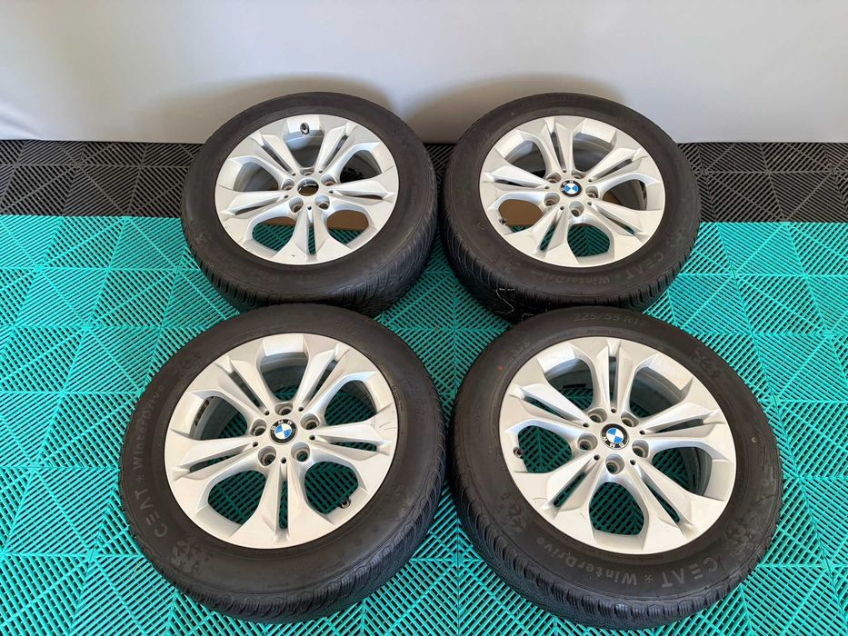 Jante cu anvelope vara 225 55 R17 Ceat Winterdrive dot23 9mm Bmw F48 F39 X1 X2 style 564 stare impecabila