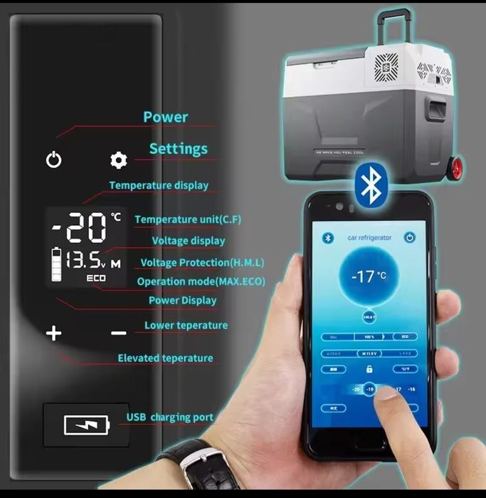 Хладилна чанта (фризер) с компресор 15 литра.