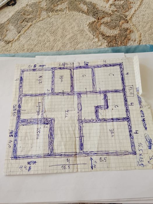 Жер сатылады фундамент куиылган