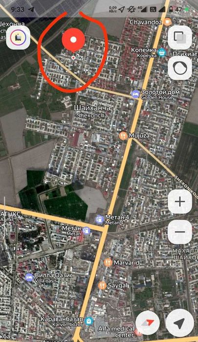 Шейхончада (карвон бозор) участка сотилади