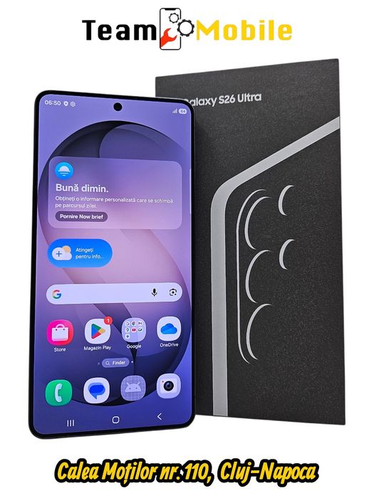 Samsung Galaxy S26 Ultra 256 GB Black Nou Baterie 0 cicluri