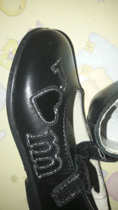 Pantofi negri, piele naturala, Melanie, masura 20, NOI