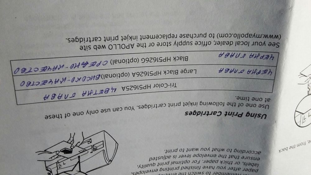 Принтер Apollo P - 1200