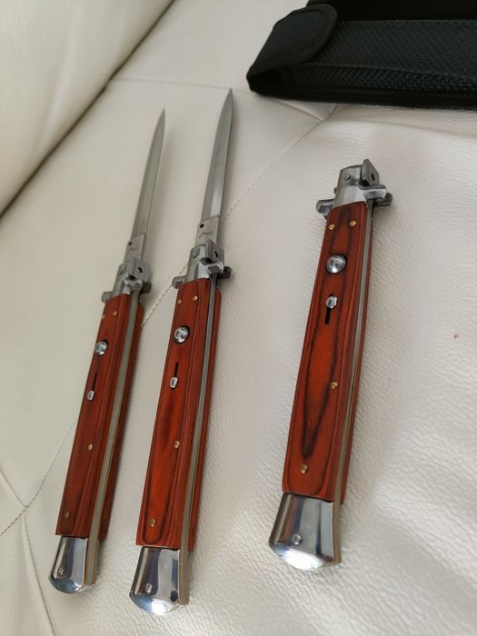 Briceag Italian, Cuțit Italian model Stileto , 34cm  + husa