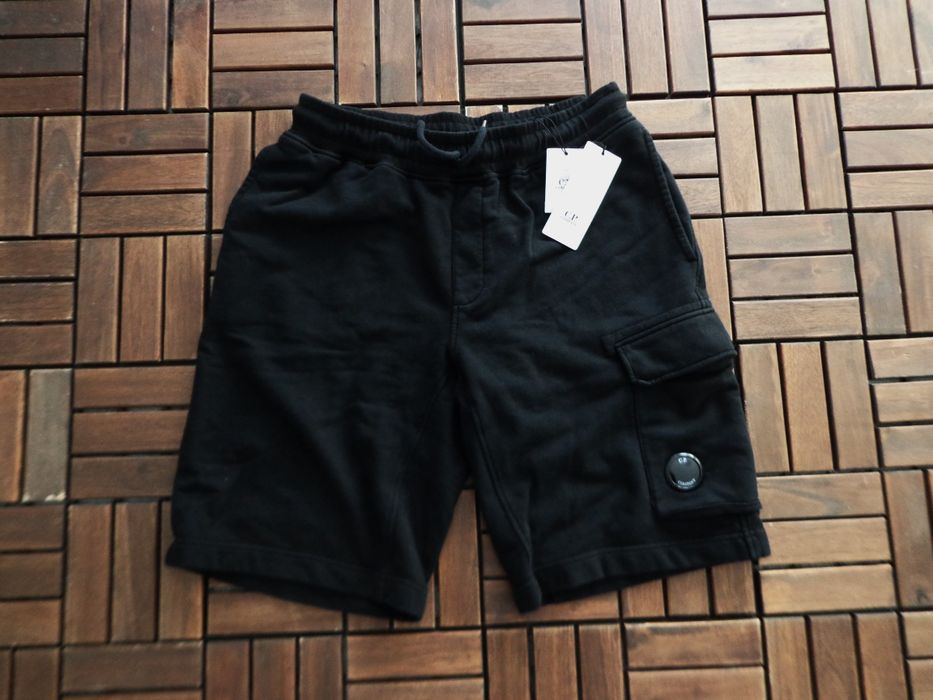 Мъжки къси панталони CP Company Diagonal track Shorts Black