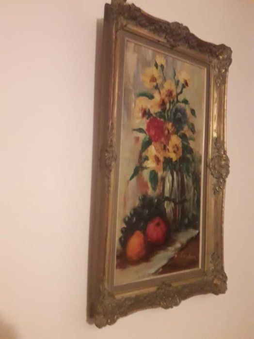 Pictura pe panza tablou semnata