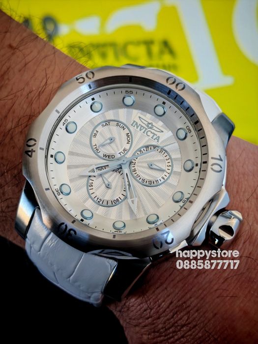 INVICTA Venom Silver 52 mm, Инвикта нов ръчен часовник