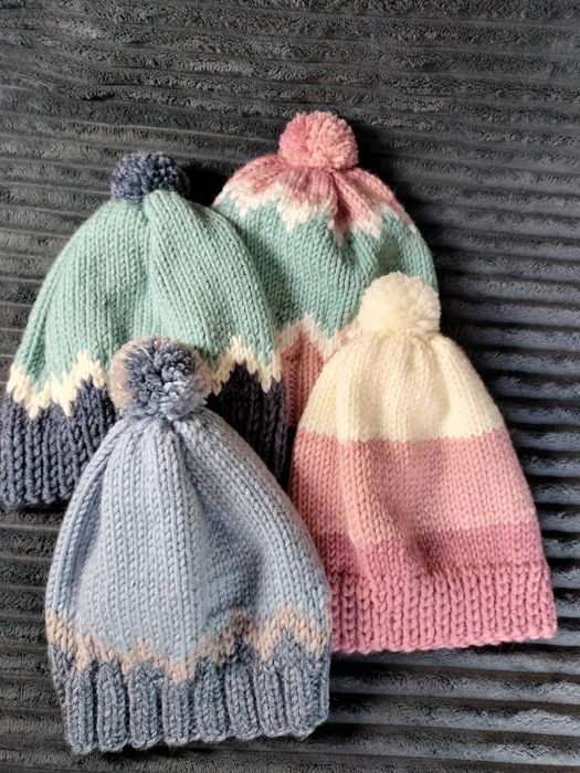 Оригинальные детские шапки вязаные