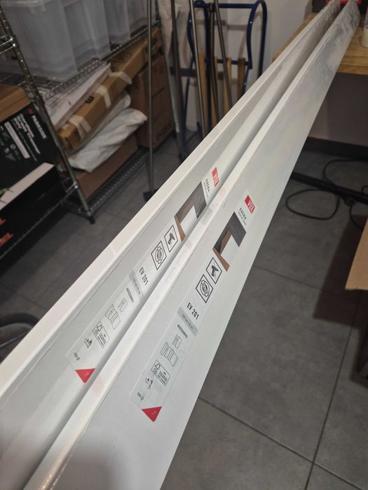 МДФ подов перваз Vox Evera 201, бял