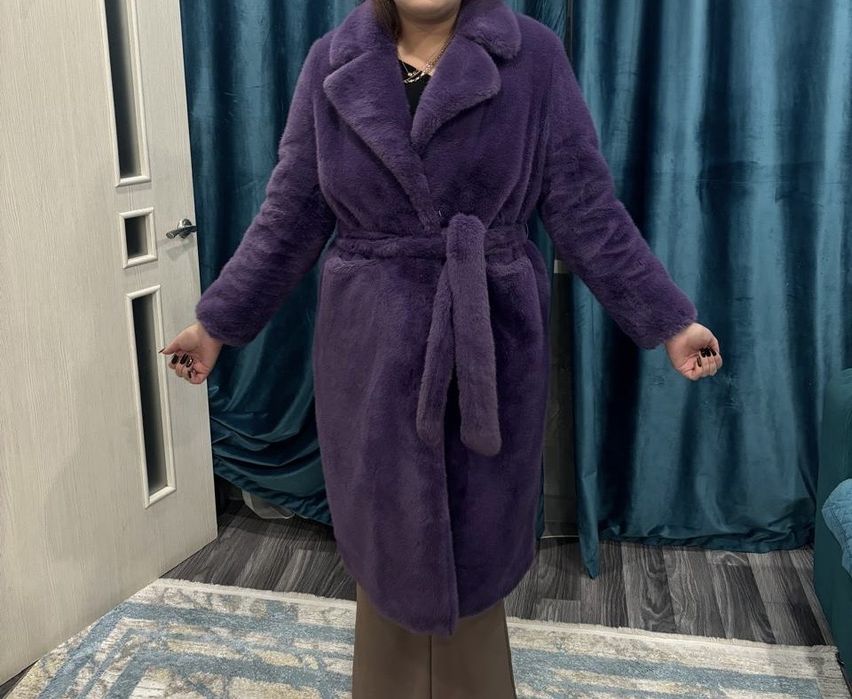 Продам эко шубу длинную