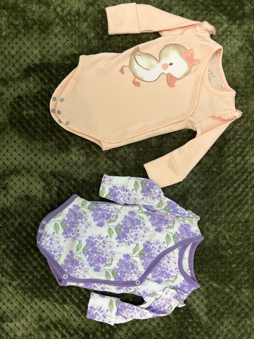 Боди с длинным рукавом на девочку