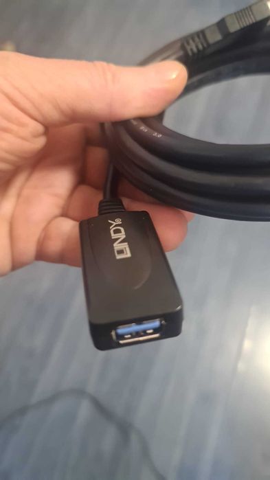 Cablu periferice LINDY USB3.0 Tata/Mama,Prelungitor USB 3.2 5M,TOP!