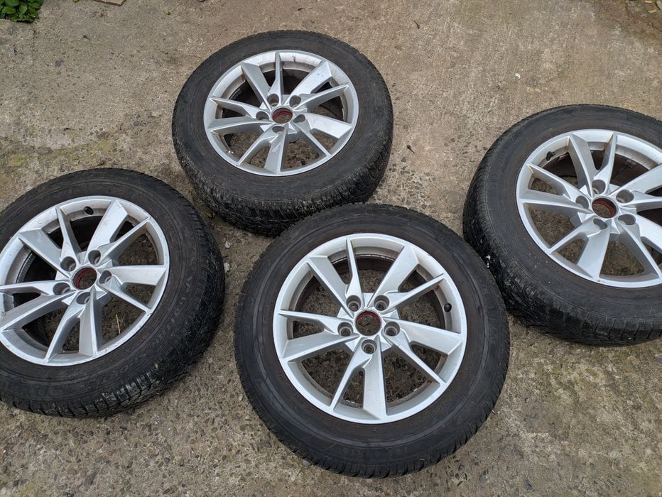 Set 4 roți originale audi a6 cu cauciucuri all season 205/60 R16 92H