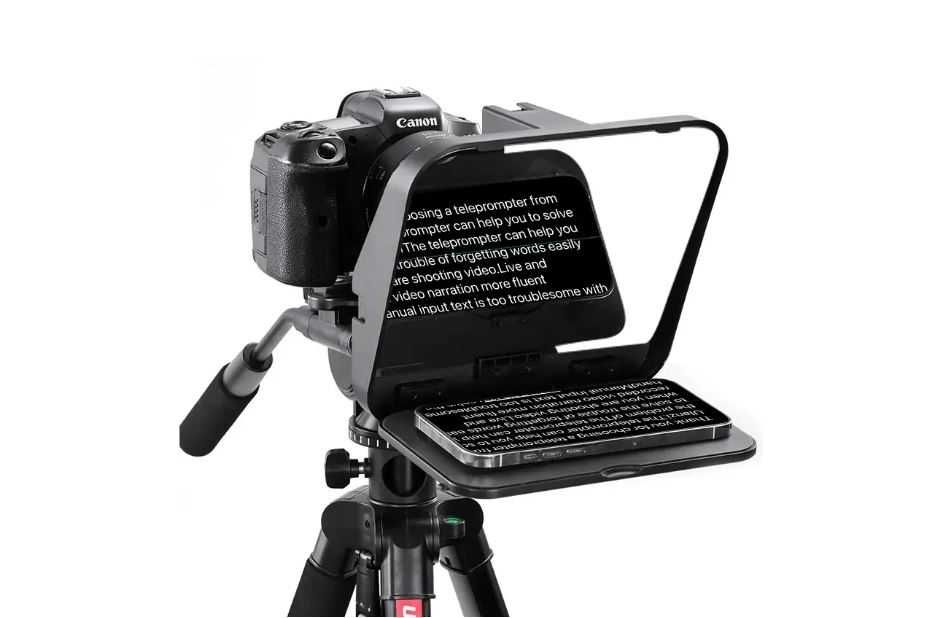 Teleprompter Universal pentru Tableta si Smartphone cu Telecomanda