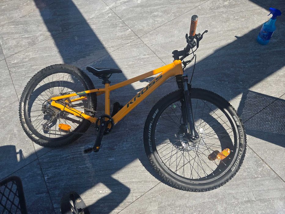 Детски велосипед KROSS LEVEL JR 4.0 Жълт