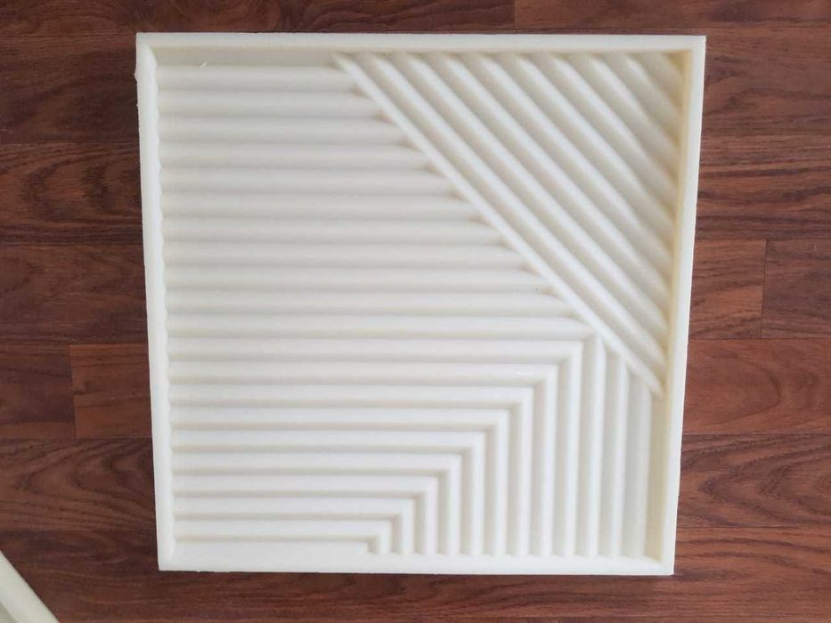 Формы 3 д панель, волна кирпич