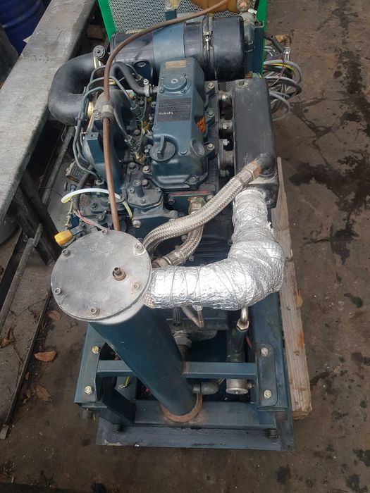 Generator BHKW 8 kw/380 18kw/caldura Motor diesel Kubota Cogenerare piese