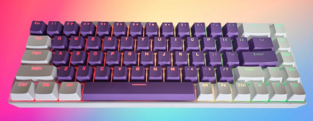 Tastatura mecanica RGB, bluetooth, nou