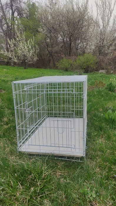 Клетка для собак переносная БУ.