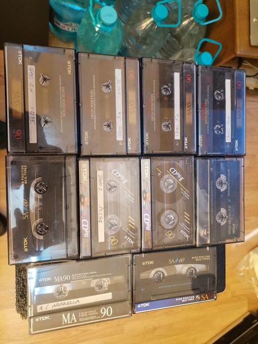 Pachet casete tdk casetofon