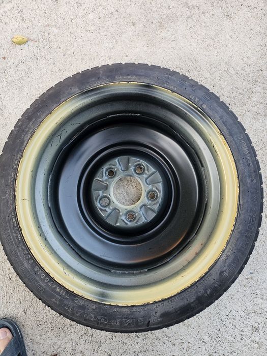 Резервна гума тип патерица 5х110 ф56,6мм 15 цола