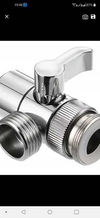 Adaptor bideu metalic